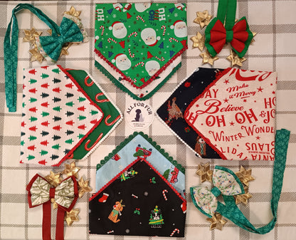 Doggie Christmas Party | Knot & Tie Bandana