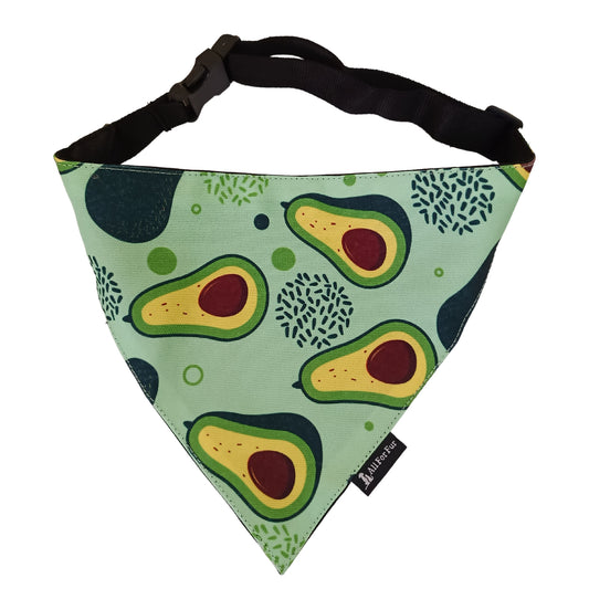 Avocados Print Bandana | Snap-Buckle Closure