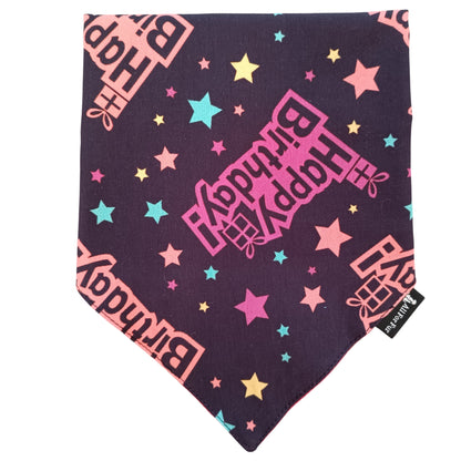 Birthday Collection - Pink | Knot & Tie Bandana