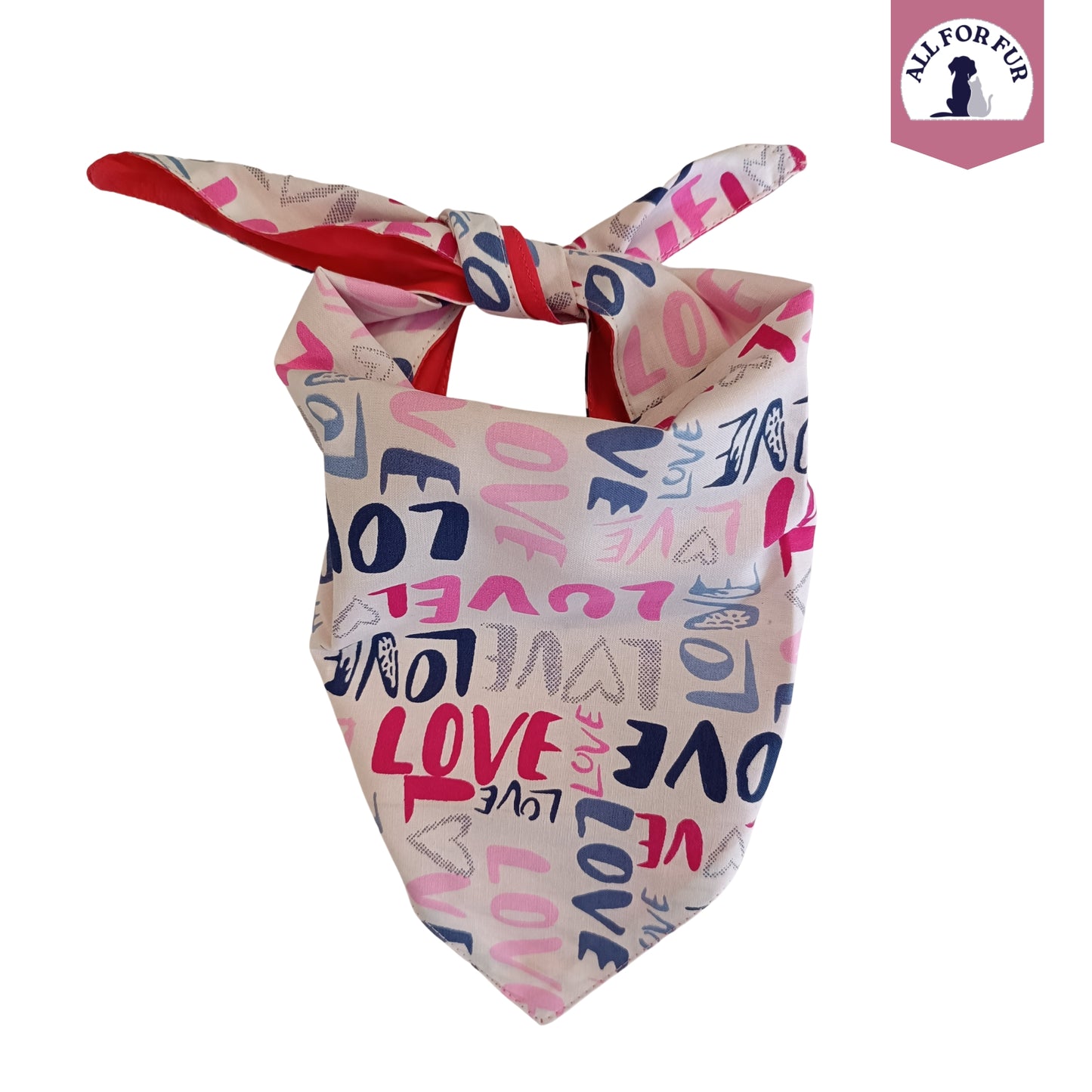 Love Print | Knot & Tie Bandana