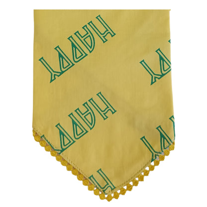 Yellow Happy | Knot & Tie Bandana