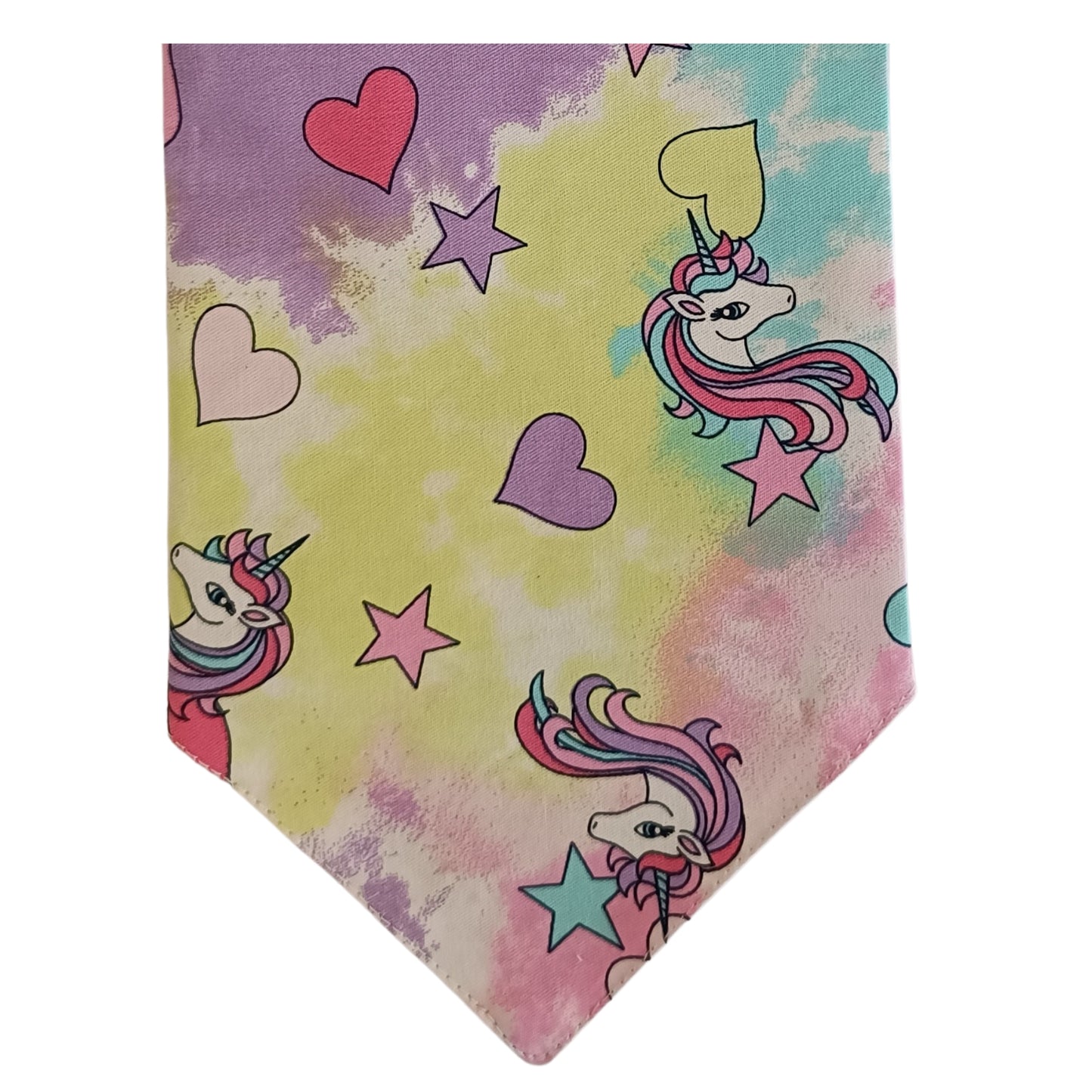 Unicorn with Hearts | Knot & Tie Bandana