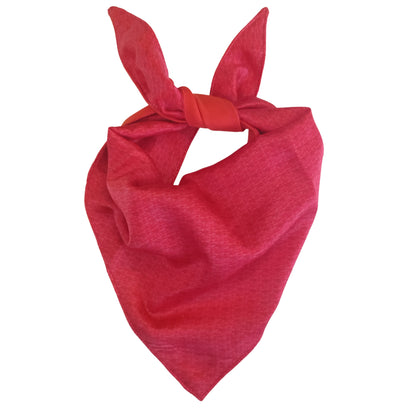 Red Self Pattern | Knot & Tie Bandana