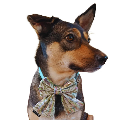 Colored Glitters Sailor Bow Tie | Collar Insert/ Pull On