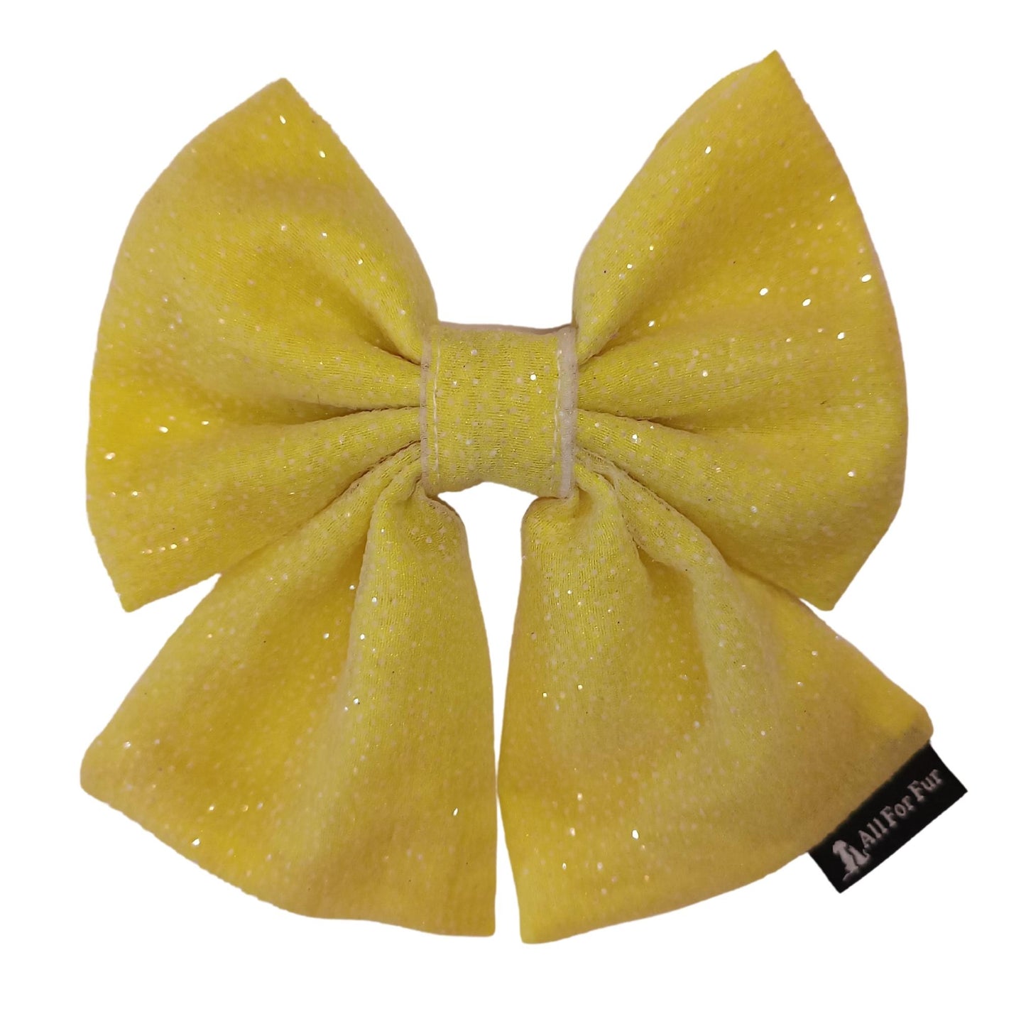 Dazzling Yellow Sailor Bow Tie | Collar Insert/ Pull On