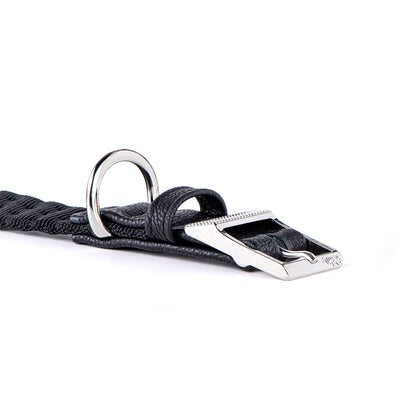 MyFamily Milano Dog Collar in Premier Quality Italian Black Nylon