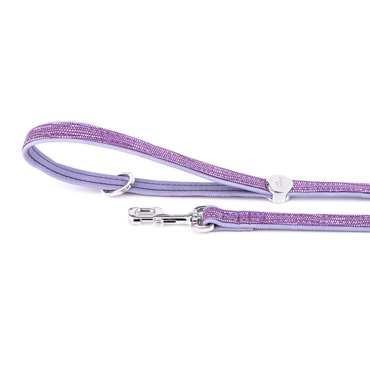 MyFamily Saint Tropez Leash in Fine Crafted Lilac Leatherette